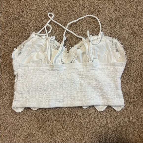 Free People White Lace Llektra Adjustable Straps Bralette• Small - Picture 6 of 7
